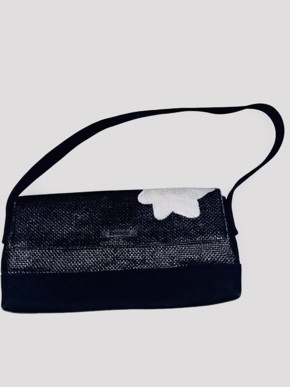 DKNY BLACK Woven Shoulder Bag